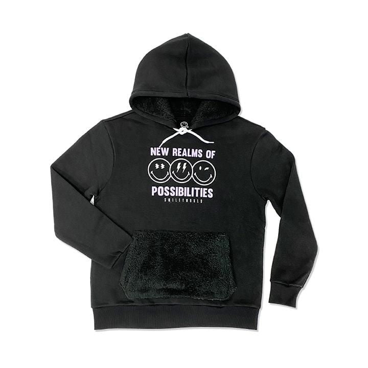 Sweat à capuche Smiley World pour femme.