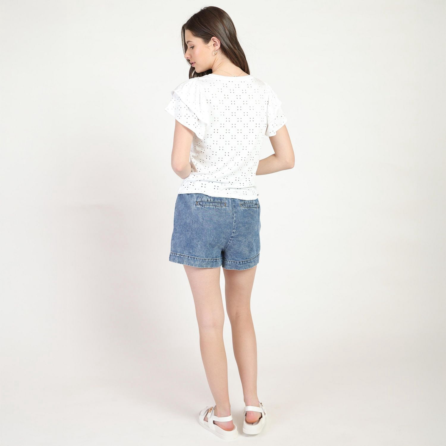 Bloom Girl Haut entièrement brodé Tailles TP à TG