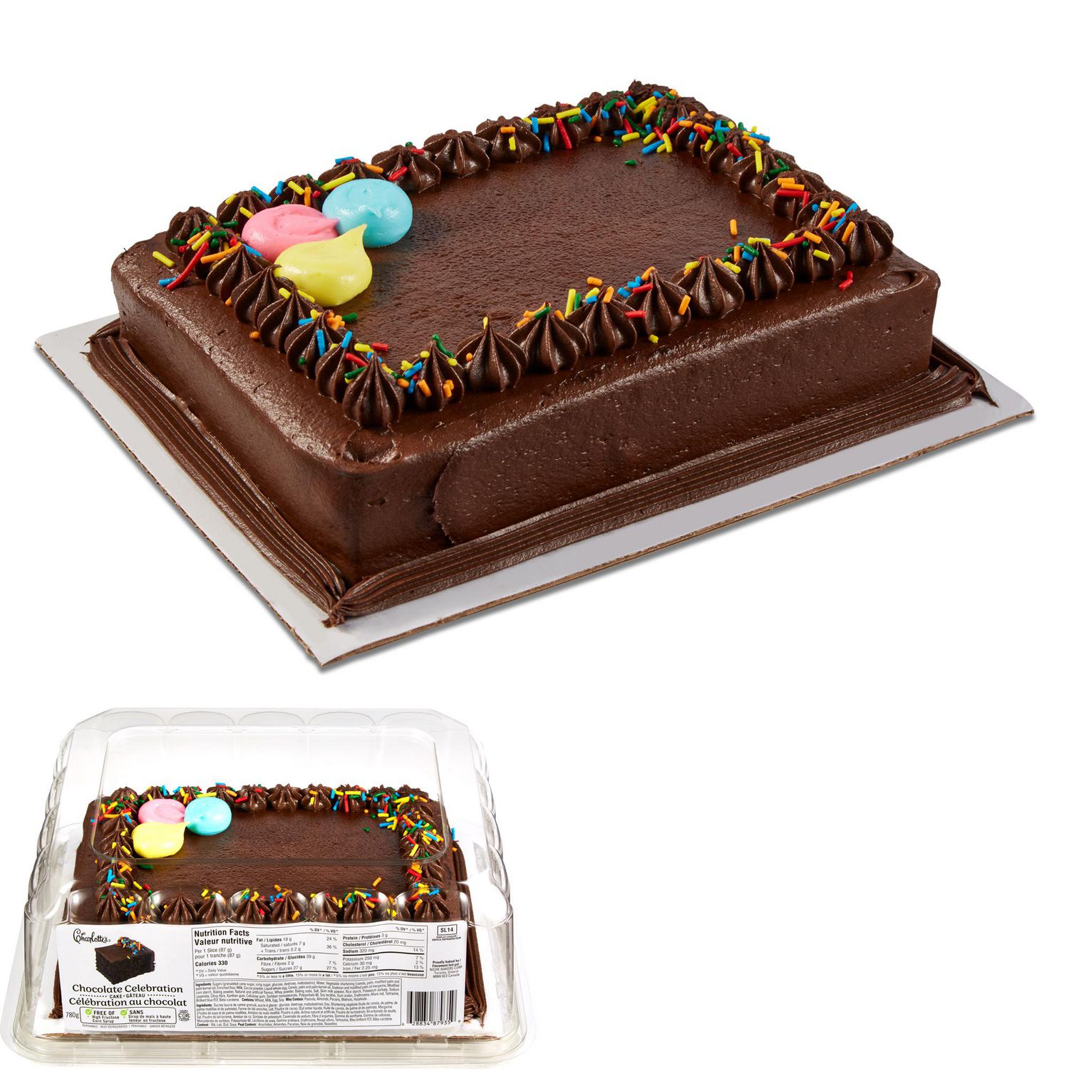 Gâteau de célébration au chocolat Charlotte’s
