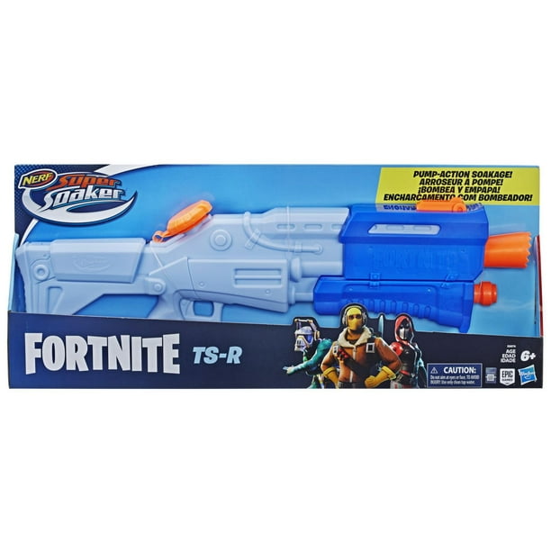 Fortnite TS-R Nerf Super Soaker Water Blaster Toy -- Pump Action -- 36  Fluid Ounce Capacity 