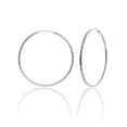 thumbnail image 1 of Charisma sterling silver 40mm diamond cut endless hoop, 1 of 2