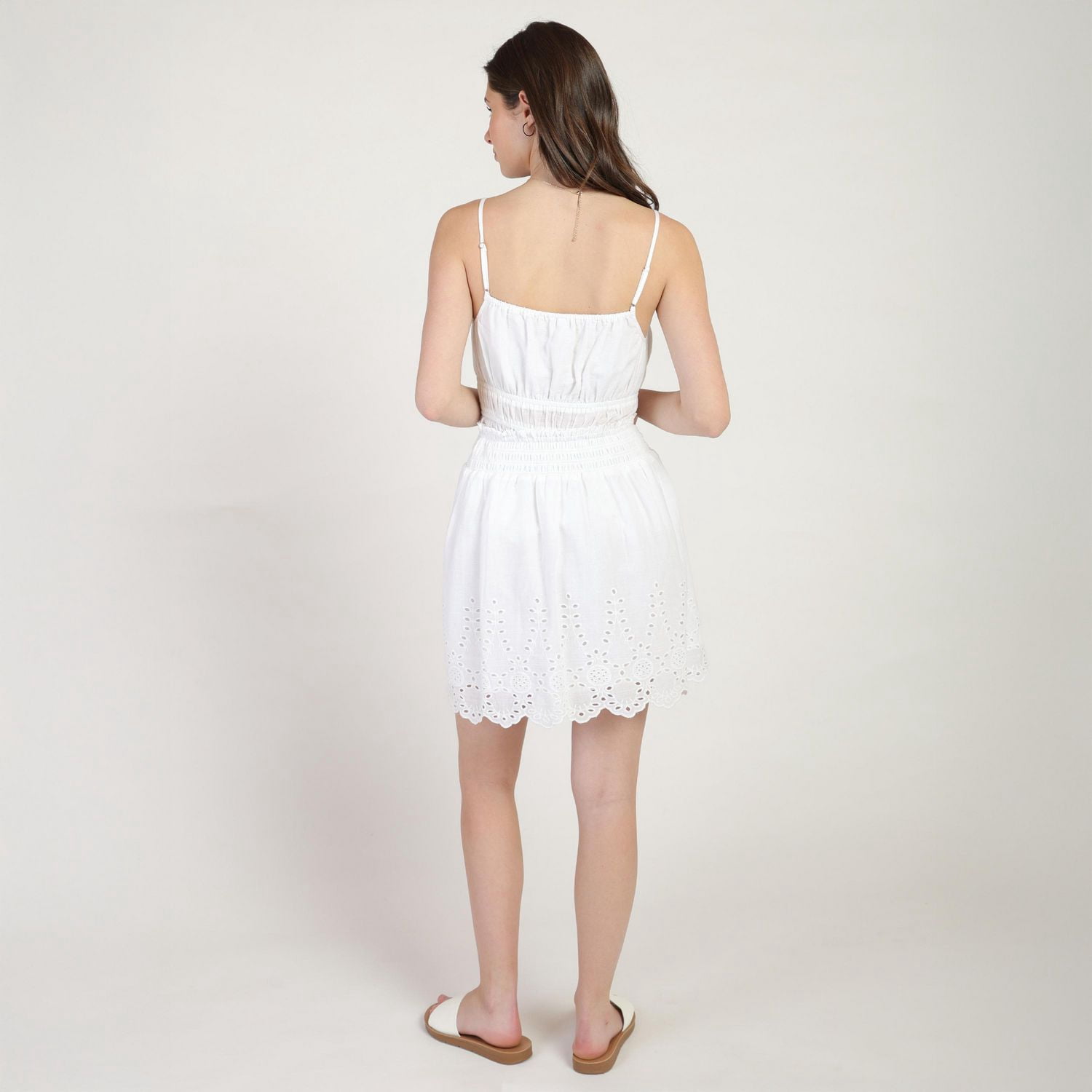 Bloom Girl Smocked Eyelit Skirt Sizes XS-XL