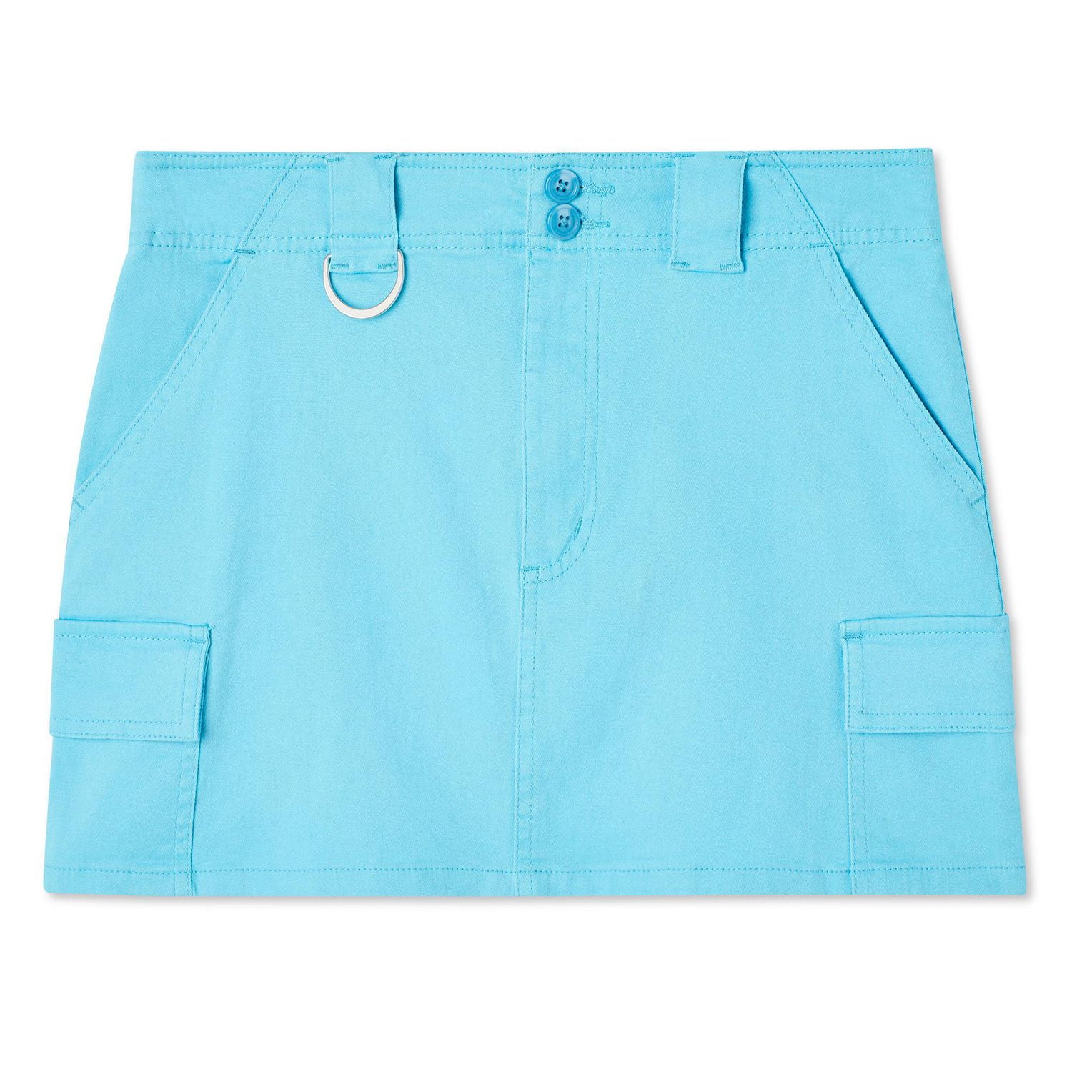 My Sister's Closet Girls' D-Ring Utility Y2K Mini Skirt