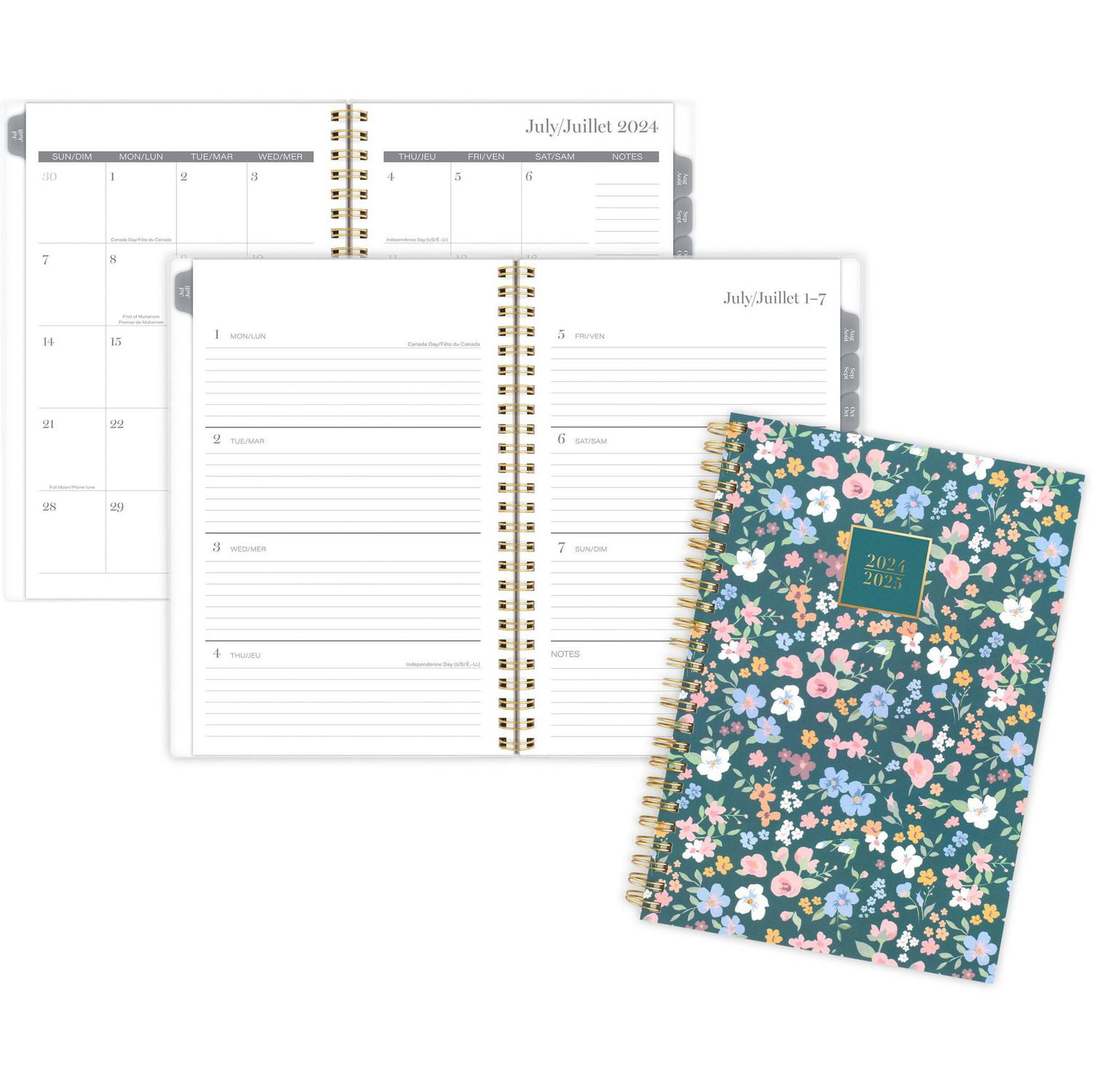 Cambridge 12M Pippa Floral Green Planner '25
