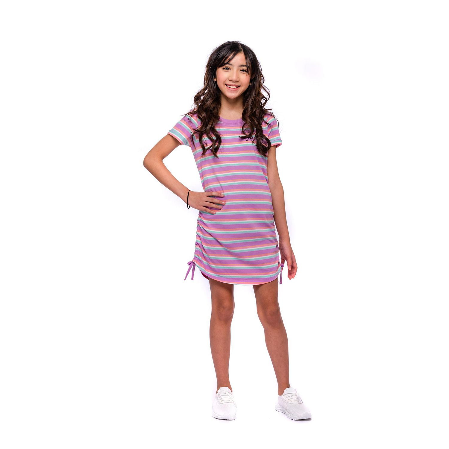 Robe mi-longue Justice Love pour fille