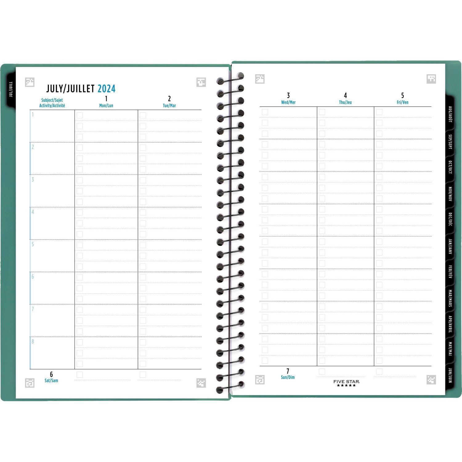 FS 12M Seaglass Customize Small Planner