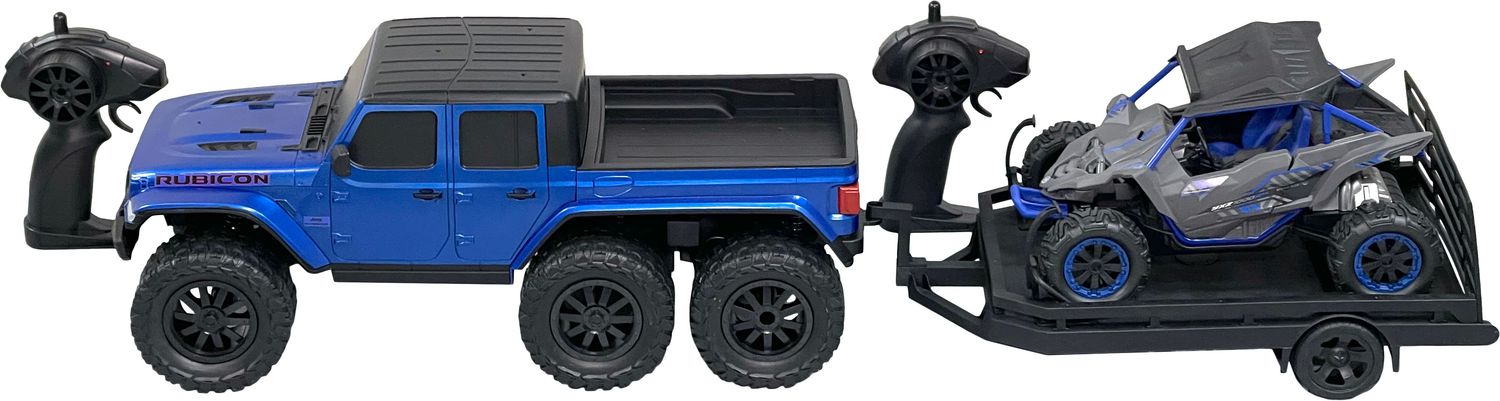 1:10 Six Wheel RC Jeep with Trailer and Yamaha YXZ RC - Walmart.ca