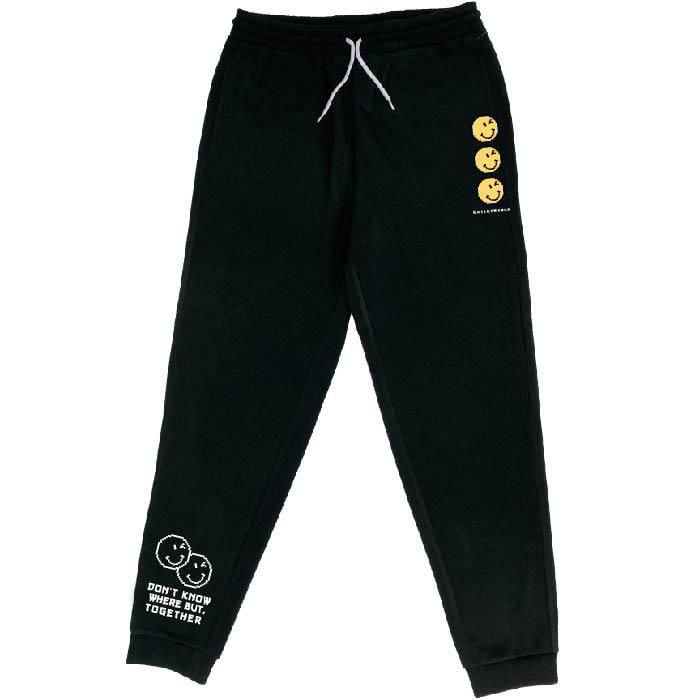 Smiley world track store pants