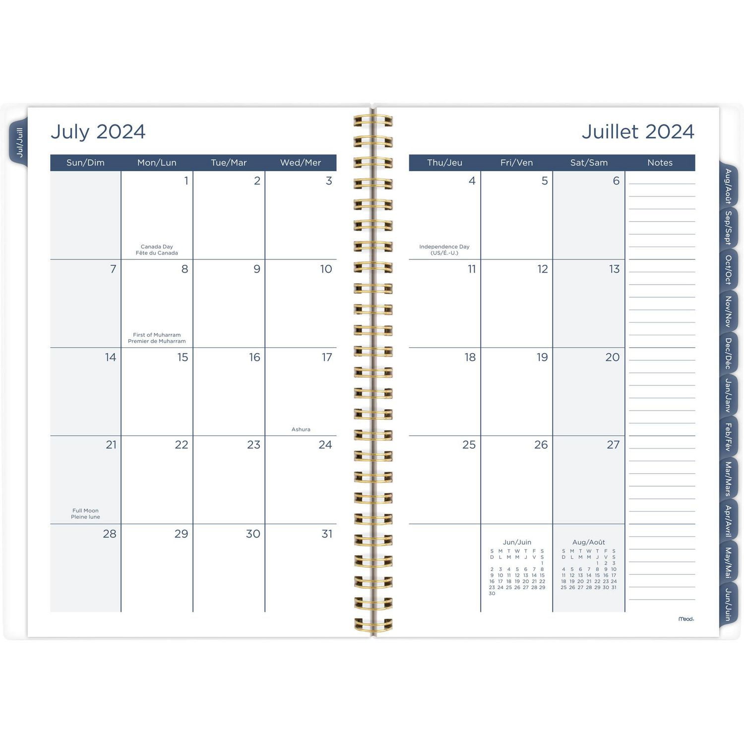 Mead 15M Small Blue Mist Planner