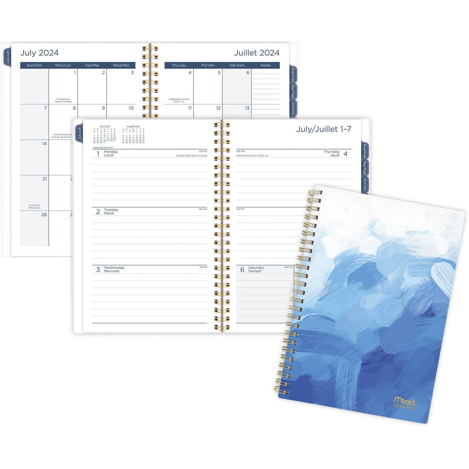 Mead 15M Small Blue Mist Planner