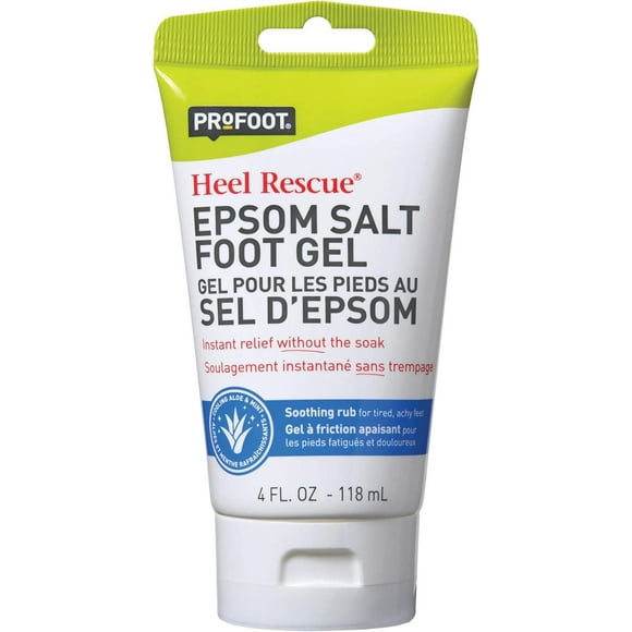 Profoot sel d'epsom gel à friction pour les pieds Apaise les pieds fatigués sans trempage