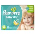 thumbnail image 1 of Pampers Couches Baby Dry format Méga, 1 of 4