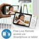 VTech Le moniteur vidéo Wi-Fi intelligent pour bébé avec écran de 5 po et caméra panoramique 1080p HD et inclinaison à 360 degrés, blanc RM5764-2HD RM5764-2HD – image 5 sur 7