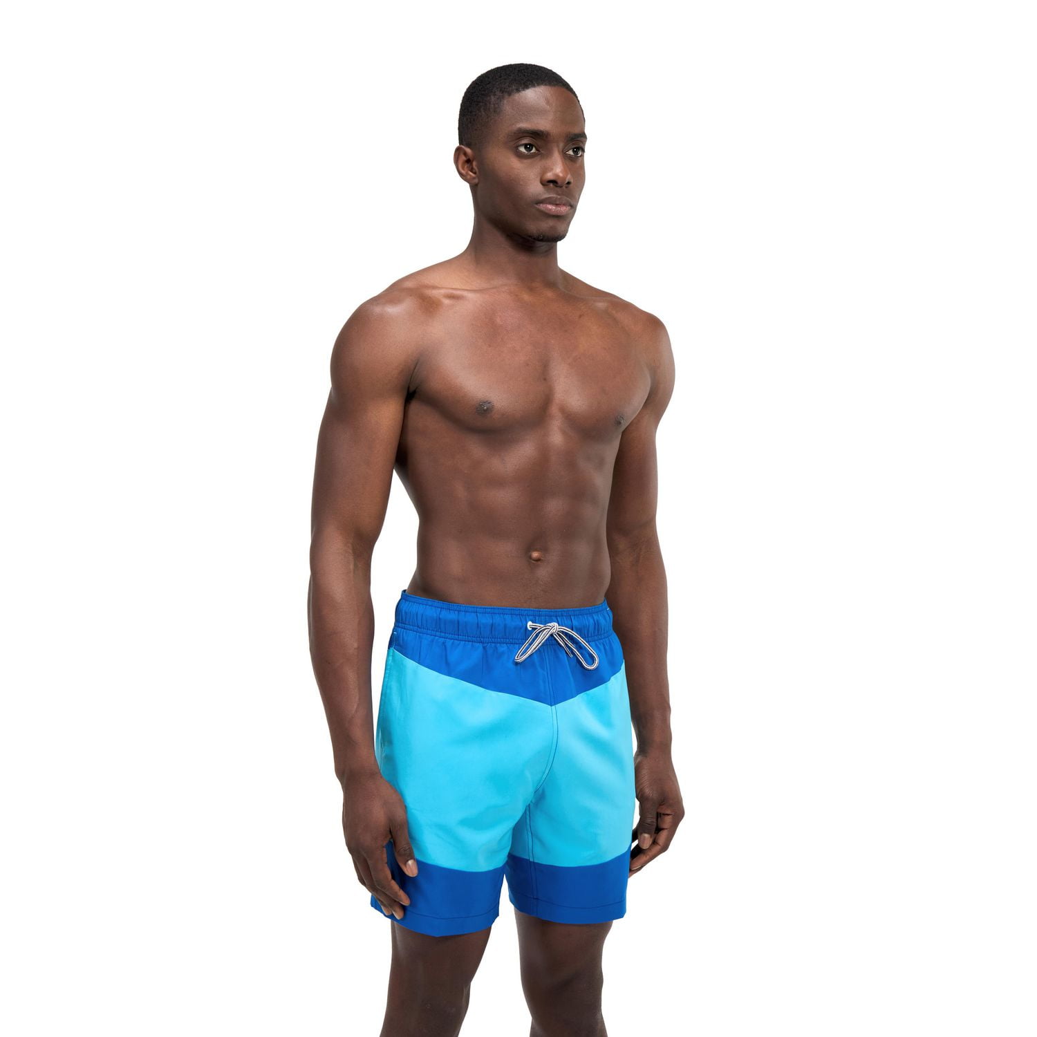 Short de volley 18 po avec chevrons et blocs de couleurs Speedo pour hommes
