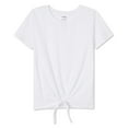 thumbnail image 1 of George Girls' Knot Front Tee, 1 of 2