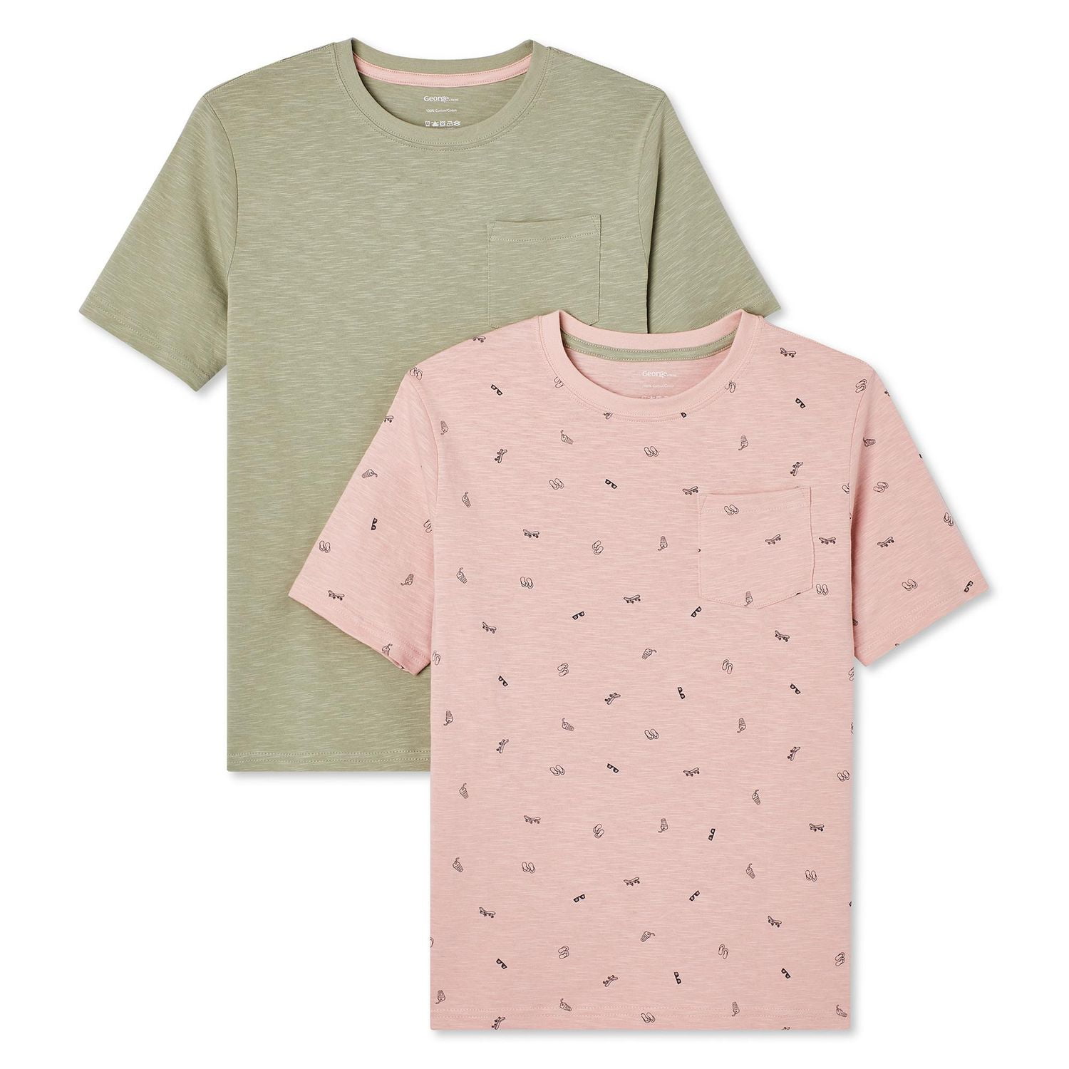 George Boys' Short Sleeve Tees 2-Pack