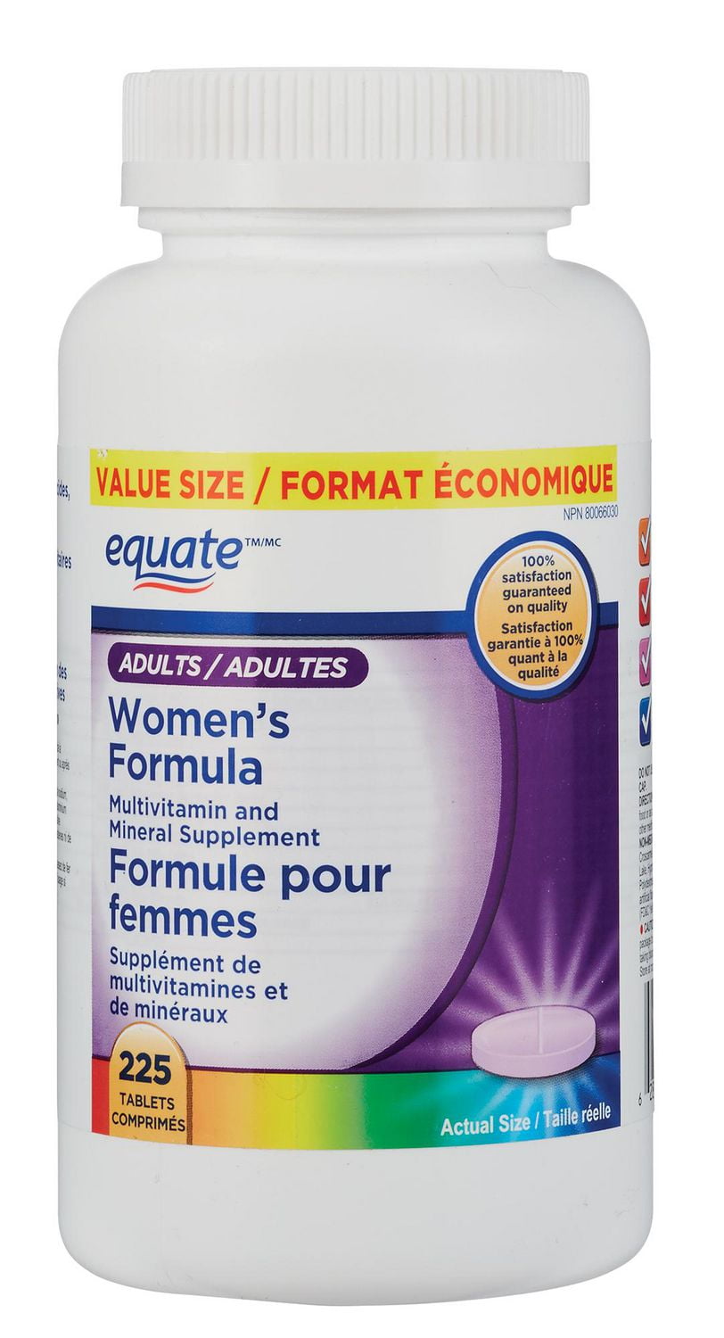 Equate Women’s Formula Multivitamin And Mineral Supplement, Value Size