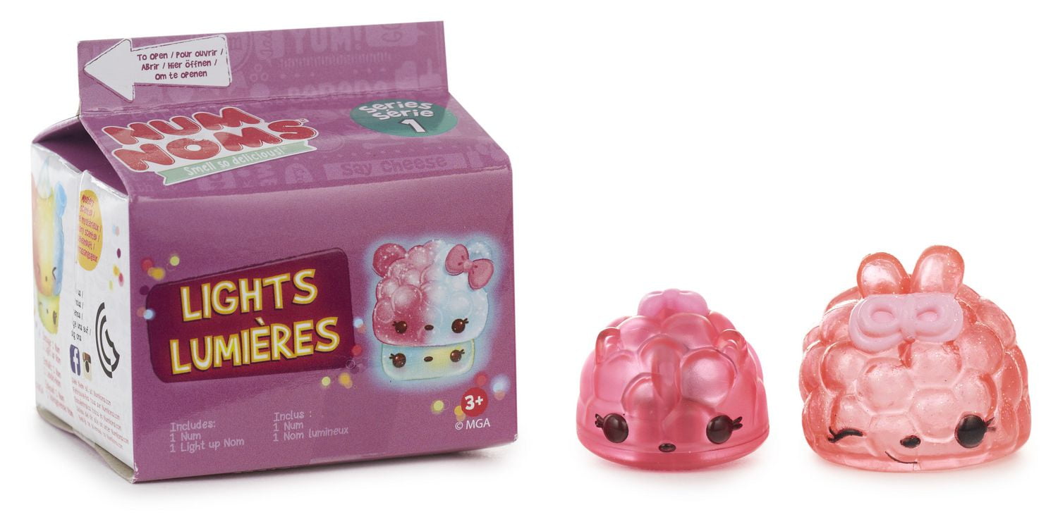 Num Noms Series 4 outlet Lights Mystery Pack Collectible Mini Toy Lot Of 7