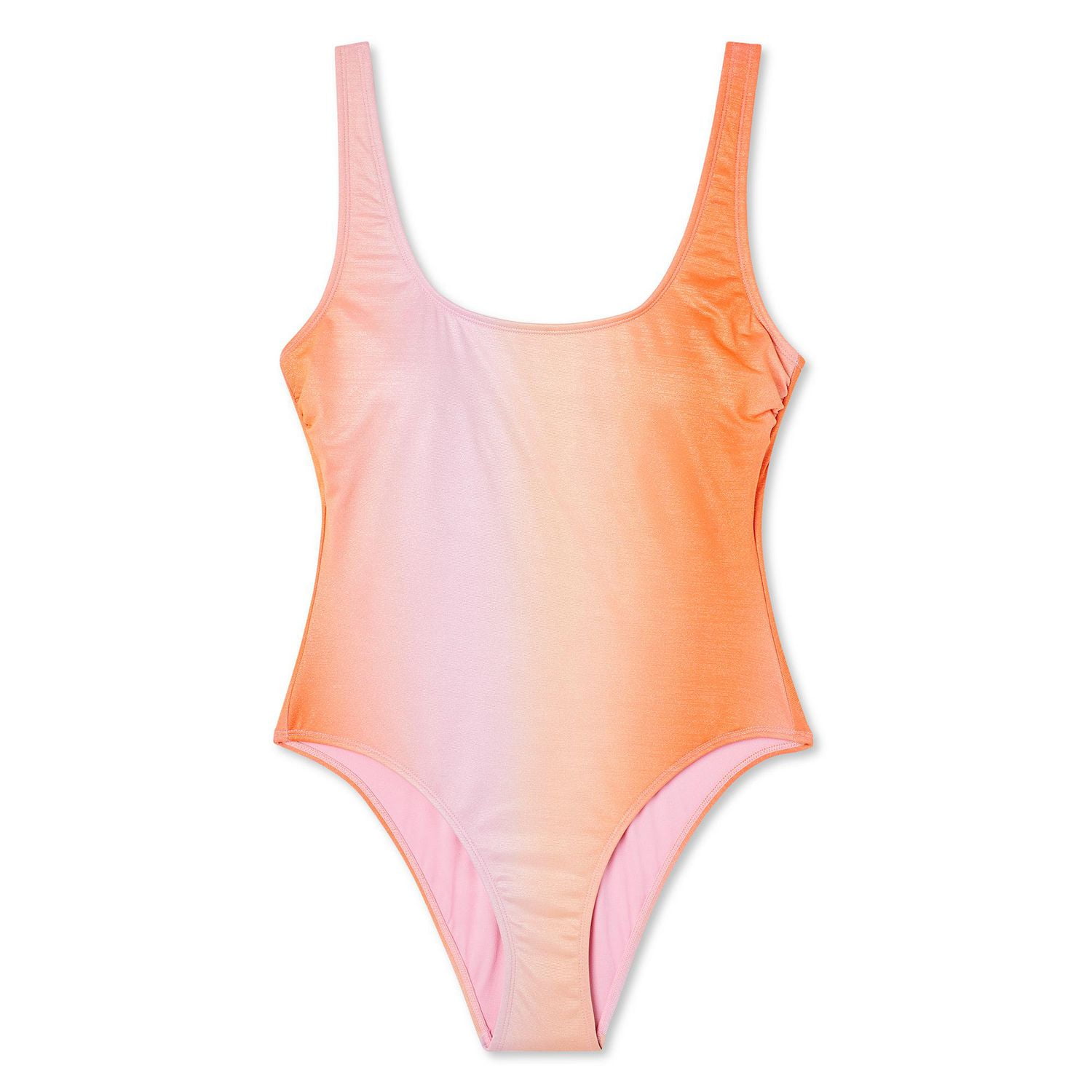 No Boundaries Women's Scoop Neckline Swimsuit