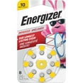 thumbnail image 2 of Energizer Hearing Aid Batteries Size 10, Yellow Tab, 8 Pack, 2 of 9