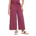 thumbnail image 1 of George Women's Mineral Washed Pull-On Cropped Pant, 1 of 6