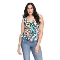 thumbnail image 1 of George Women's V-Neck Woven Tank Top, 1 of 6
