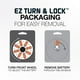 Energizer EZ Turn & Lock Format 312, Emballage de 24, Brun Paquet de 24 piles – image 8 sur 9
