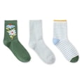 thumbnail image 1 of George Women's Mid-Crew Socks 3-Pack, 1 of 1
