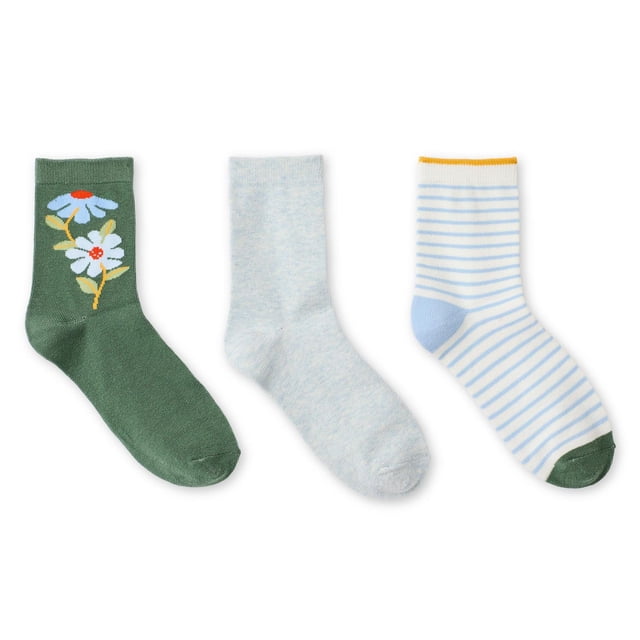 George Women's Mid-Crew Socks 3-Pack