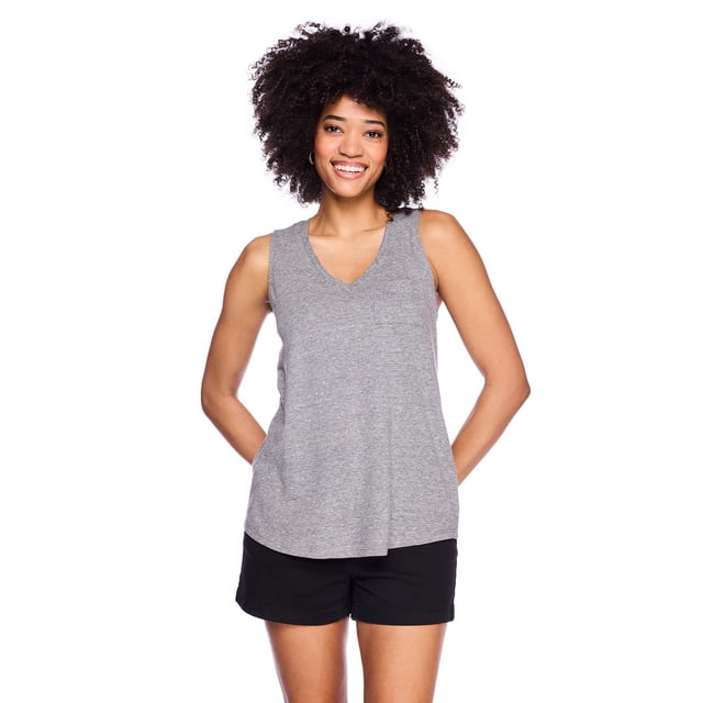 George Women's V-Neck Pocket Tank Top
