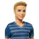 Barbie Fashionistas – Poupée Ken, jean rouge et t-shirt bleu – image 3 sur 6