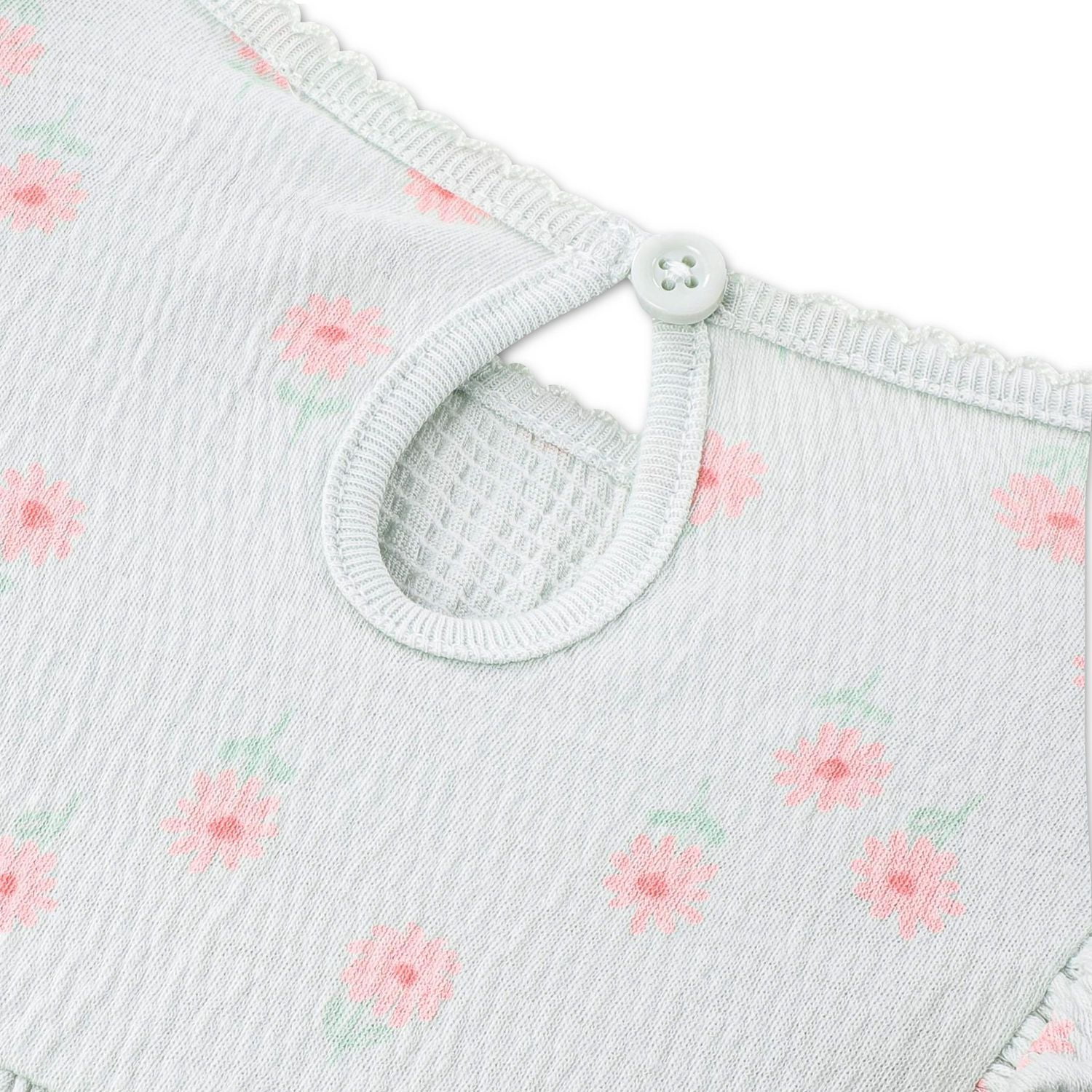 Huggies Happy Hugs Infant Girl Scrunch Jacquard Dress 2-Piece Set