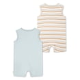 thumbnail image 2 of Huggies Happy Hugs Infant Boy Romper 2-Pack, 2 of 4