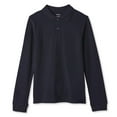 thumbnail image 1 of Polo d’uniforme à manches longues George pour garçons, 1 of 2