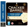 thumbnail image 1 of Cracker Barrel Swiss Cheese Slices, 1 of 8