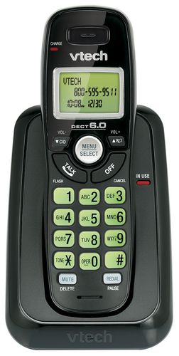 Vtech Telephone Noir Sans Fil Avec Afficheur Cs6114 Walmart Canada