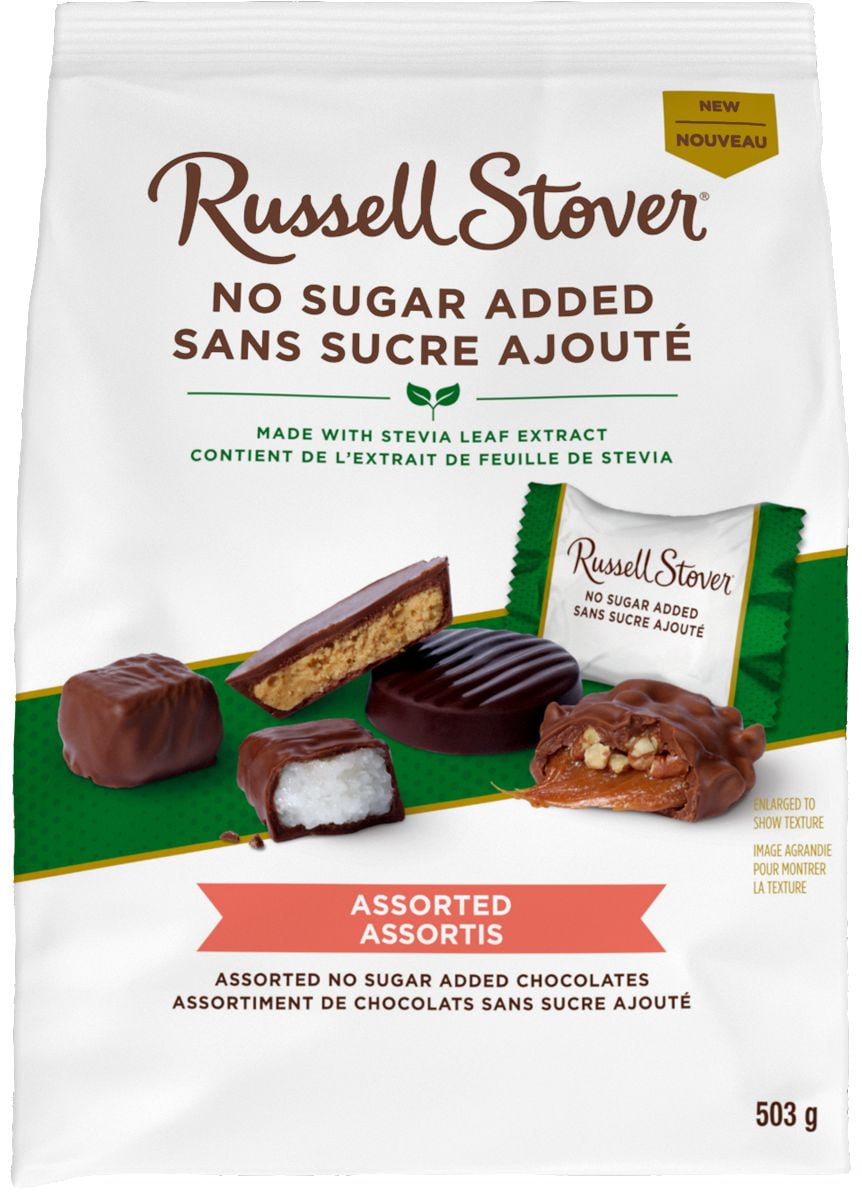 Russell Stover No Sugar Added Assorted Chocolates, 503Gram Bag