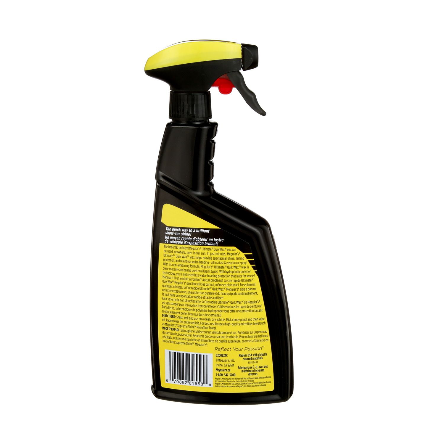 Quick Wax Spray-On Car Wax - 17.3 oz.