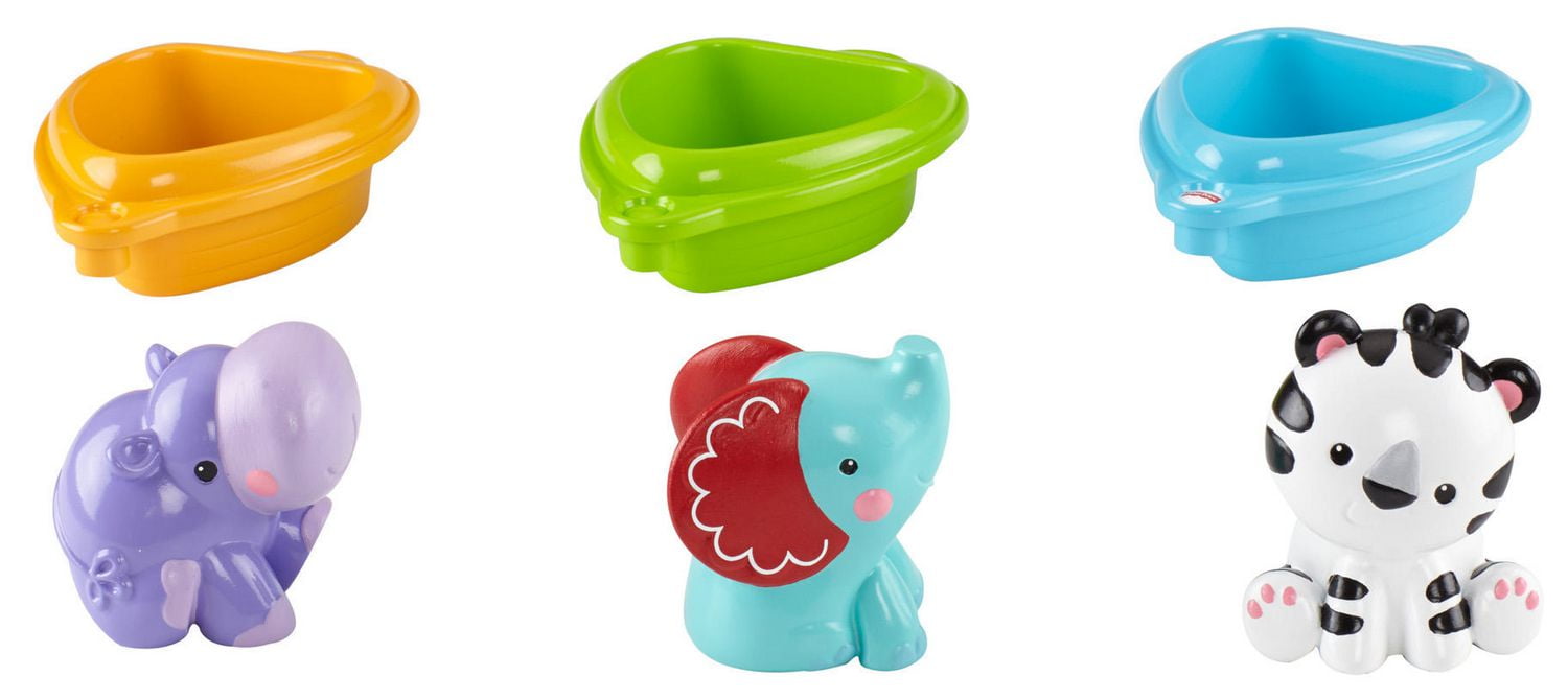 fisher price scoop n link bath boats