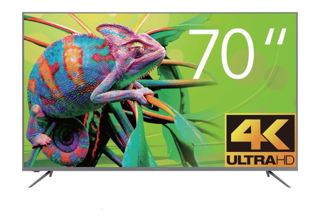 Proscan 70IN 4k Uhd Smart Tv, 4096 x 2160, Black, PLED7038-UHDSM | Walmart Canada