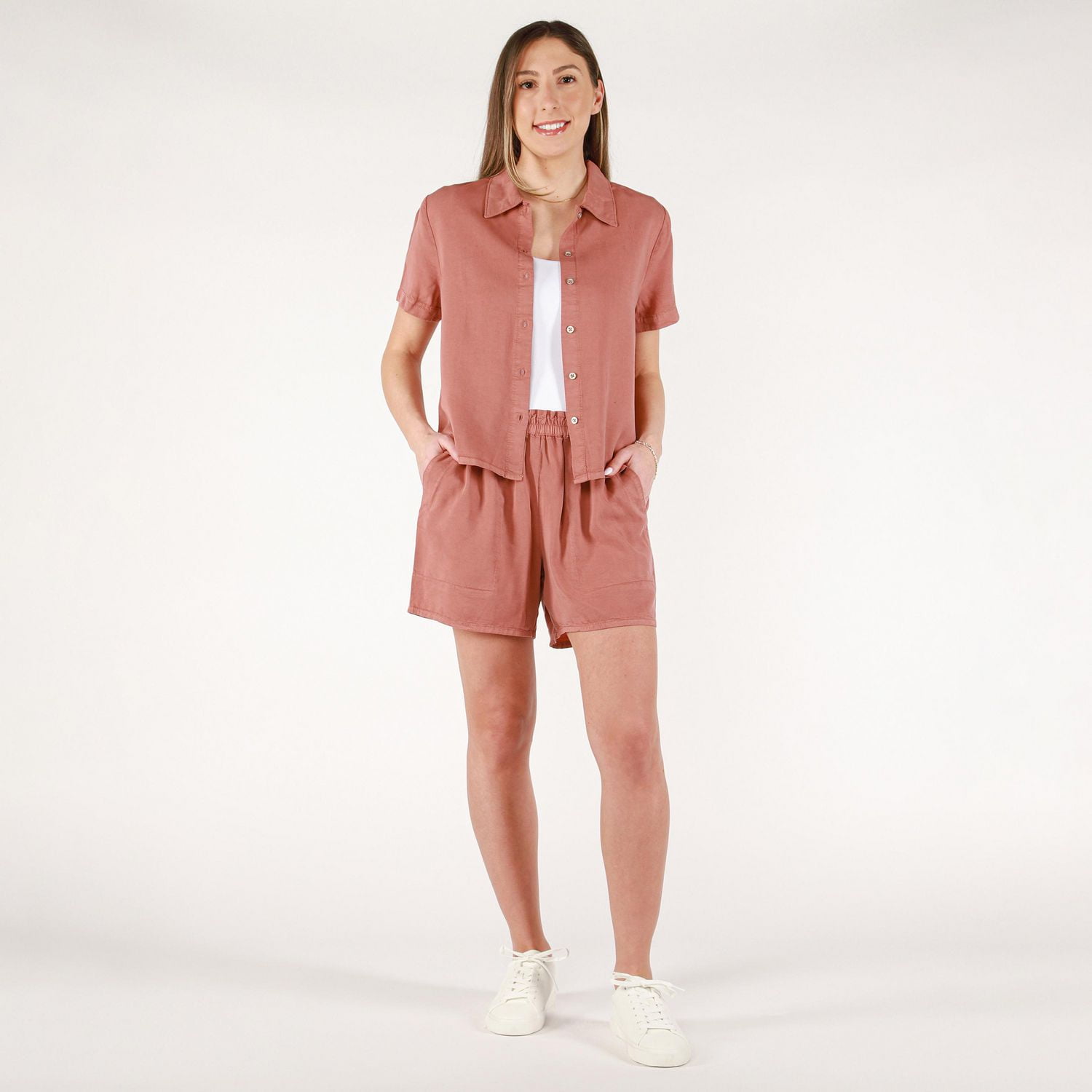 DV Chemise boutonnée à manches courtes