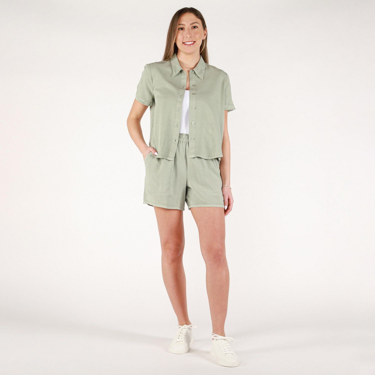 DV Chemise boutonnée à manches courtes