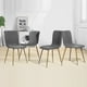 Homycasa Lot de 4 chaises de salle à manger modernes avec chaises d'appoint rembourrées en tissu – image 1 sur 9