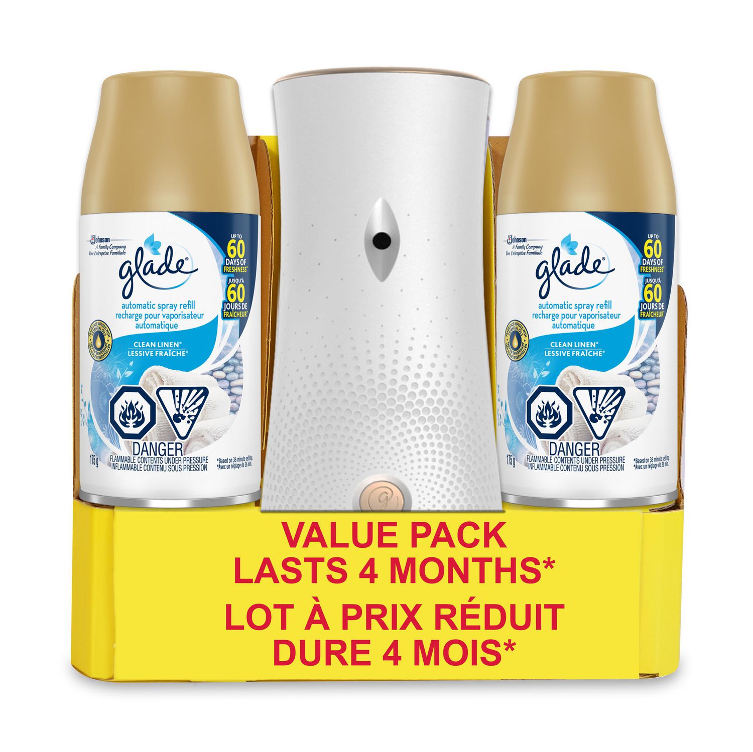 Glade Automatic Spray Air Freshener Holder and Refill Starter Kit