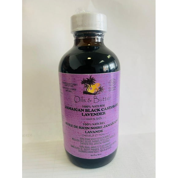 JAMAICAN BLACK CASTOR LAVENDER, 100% VEGAN, NO GLUTEN