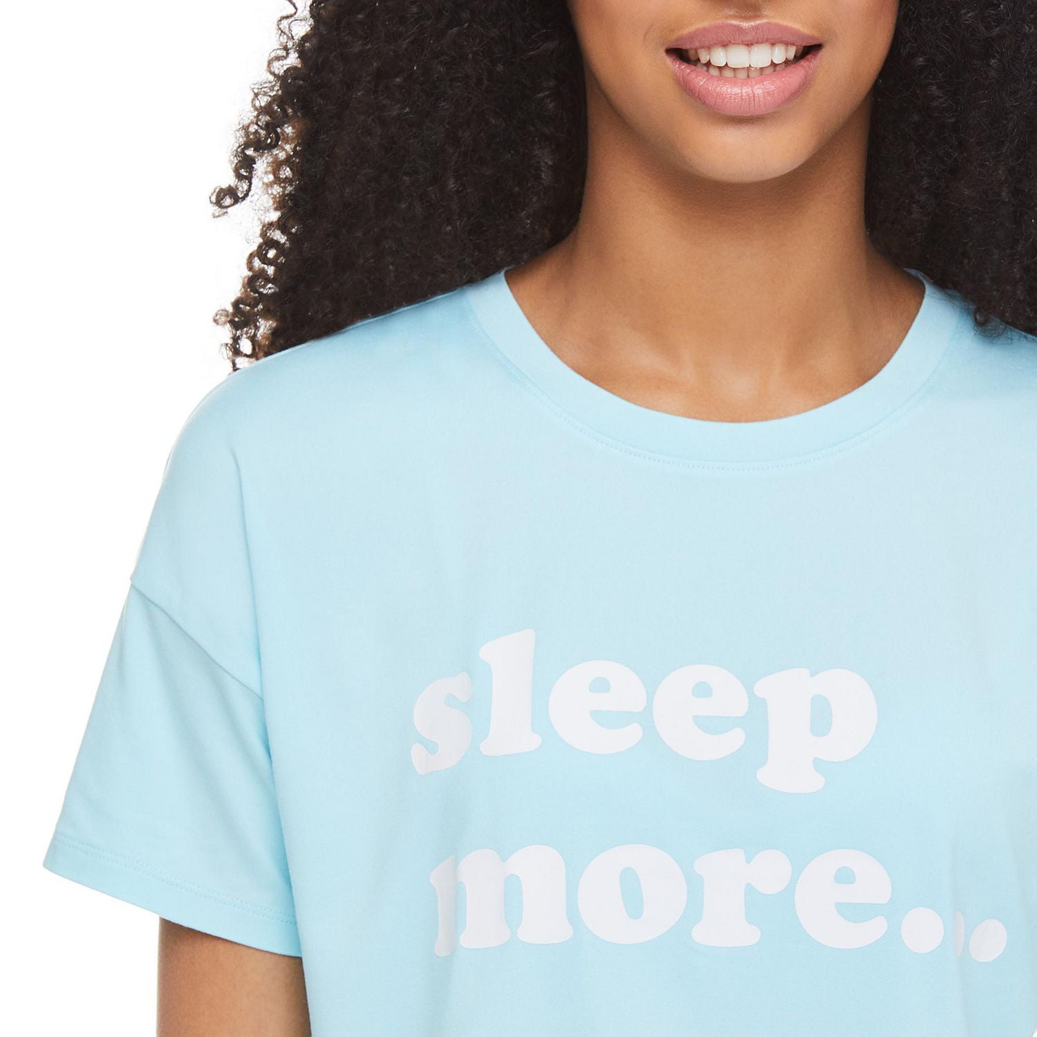 No Boundaries Women's Boxy Sleep Tee