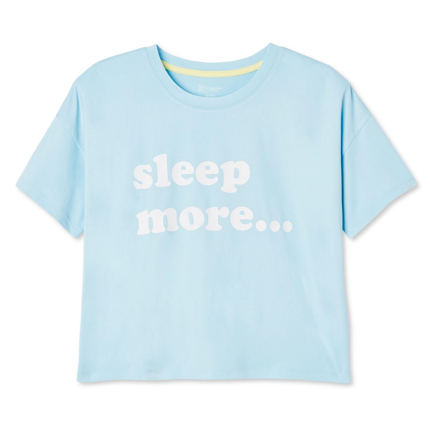No Boundaries Women's Boxy Sleep Tee