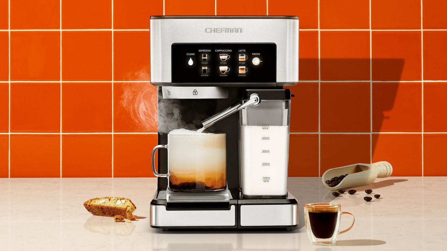 Chefman Barista Pro Espresso Machine 15 Bar pump Walmart