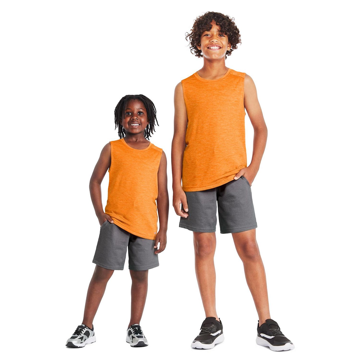 Débardeur de musculation teint par espacement Athletic Works pour garçons