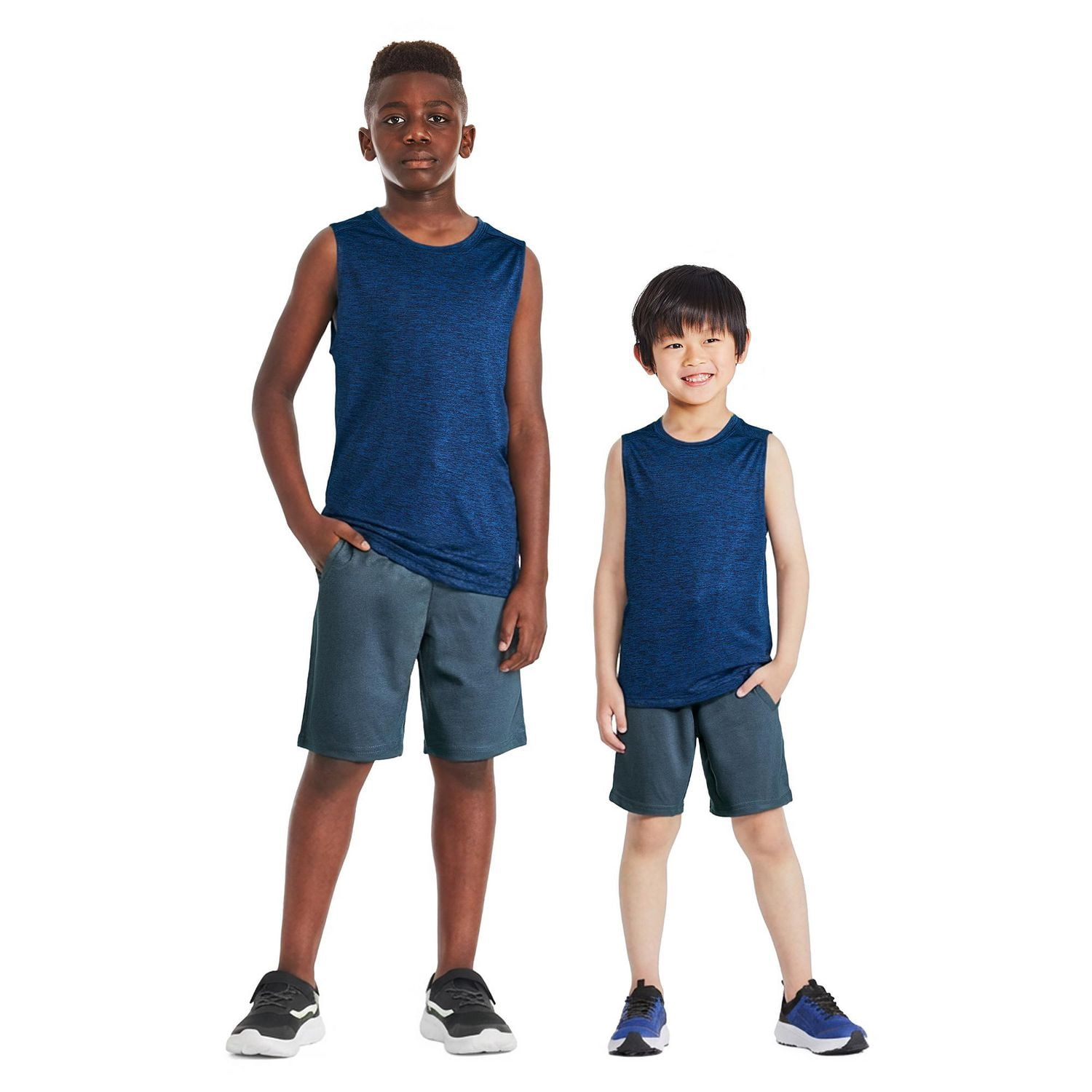 Athletic Works Boys' Space Dye Muscle Tank